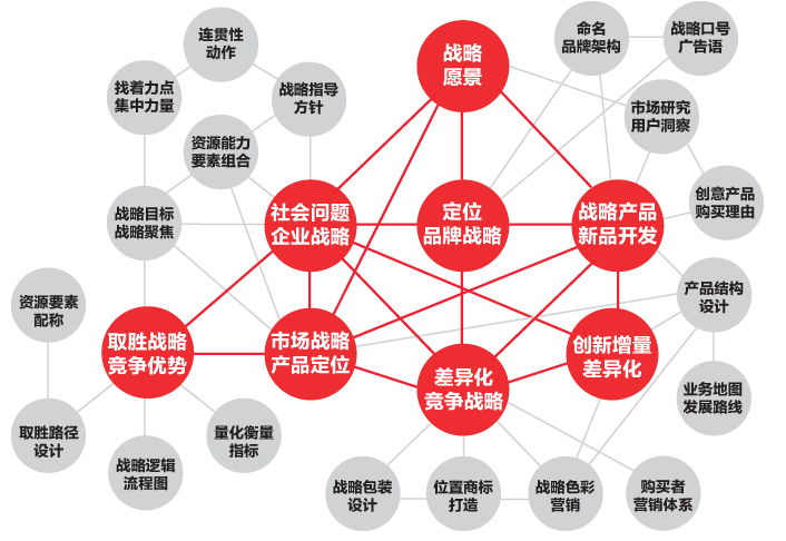 李华清产品战略八大活动系统组合图